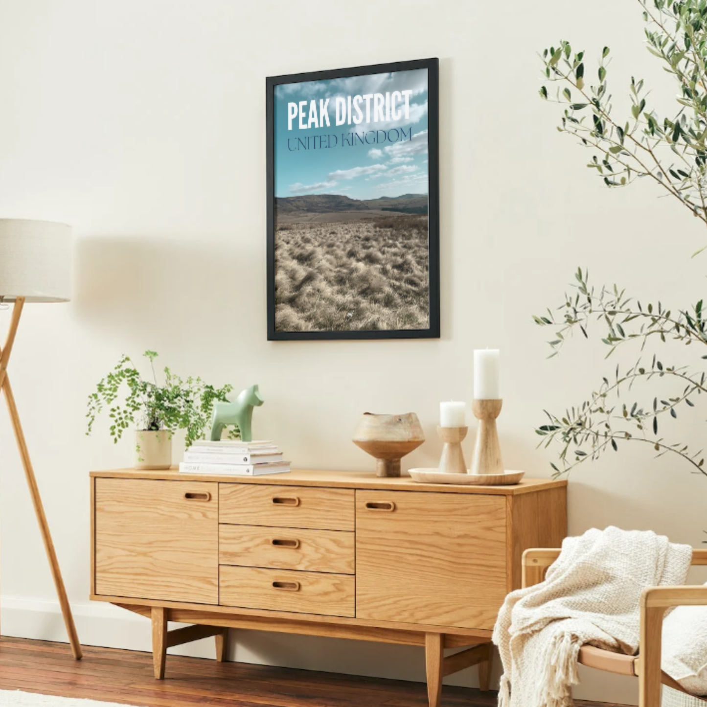 PEAK DISTRICT Poster – Wall Art Print (A1 / A2 / A3 Sizes)