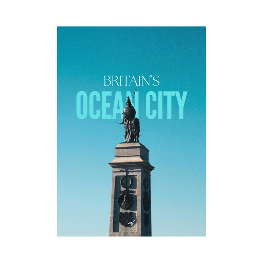 BRITAIN'S OCEAN CITY Poster – Coastal Wall Art Print (A1 / A2 / A3 Sizes)