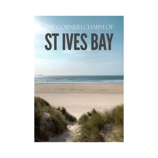 ST IVES BAY Poster – Wall Art Print (A1 / A2 / A3 Sizes)