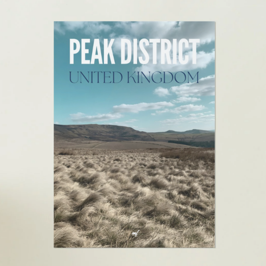 PEAK DISTRICT Poster – Wall Art Print (A1 / A2 / A3 Sizes)
