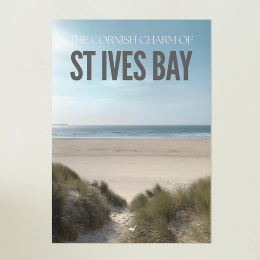 ST IVES BAY Poster – Wall Art Print (A1 / A2 / A3 Sizes)